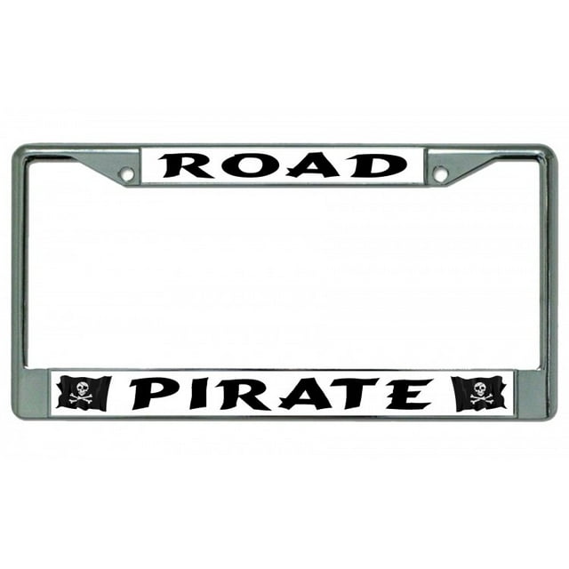 Road Pirate Chrome License Plate Frame