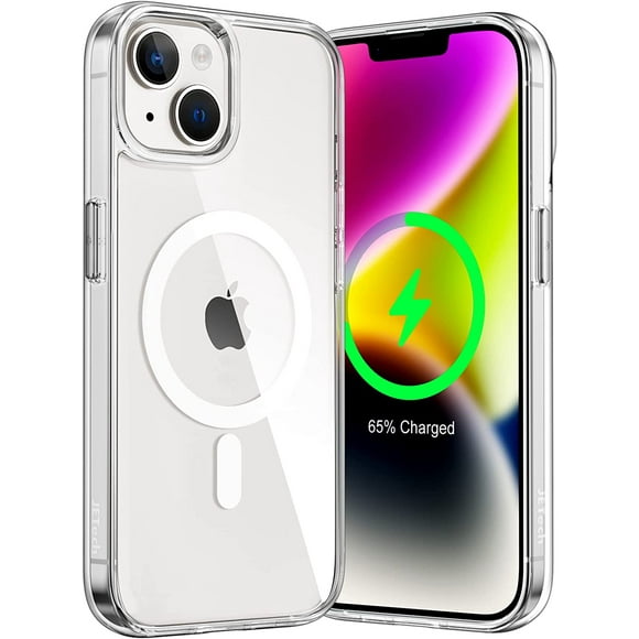 for iPhone 14 Case with HaloLock, Shockproof Military-Grade Protection, Scratch-Resistant Back, Classic Hybrid Magnetic Case Compatible with iPhone 14