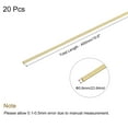 thumbnail image 2 of Unique Bargains 0.6mm x 400mm,Brass Round Wire,Assorted Half Hard Wire for Jewelry Making,20Pack, 2 of 5