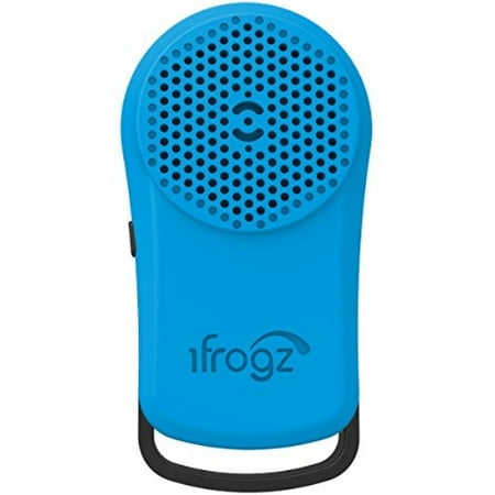 - ifrogz audio tadpole wireless bluetooth speaker - black/blue