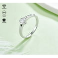 thumbnail image 5 of S925 Sterling Silver 0.5 Carat Water Drop Shape Moissanite Ring, Birthday Gift, Vacations, Anniversaries, Halloween, and Christmas Gifts, For Her And Family, Thanksgiving Day, 520 Valentine's Day, 5 of 7