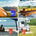 thumbnail image 7 of WADEO Portable Toilet Seat for 5 Gal Buckets, Orange, 7 of 7