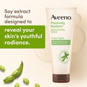 Aveeno Positively Radiant Skin Brightening Exfoliating Daily Face Scrub, 5 oz