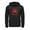 Black, variant on Men's Marvel Spider-Man: Into the Spider-Verse Symbol Pull Over Hoodie Black 2X Large