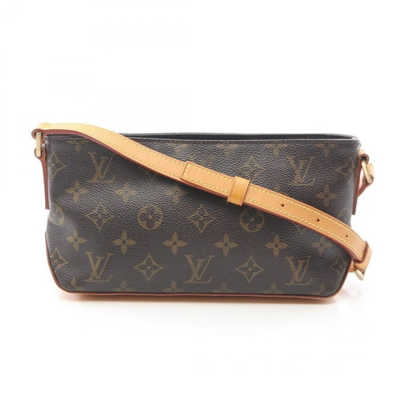 Pre-Owned Louis Vuitton Trotter Shoulder Bag Coated Canvas Leather Monogram Women's... (Fair)