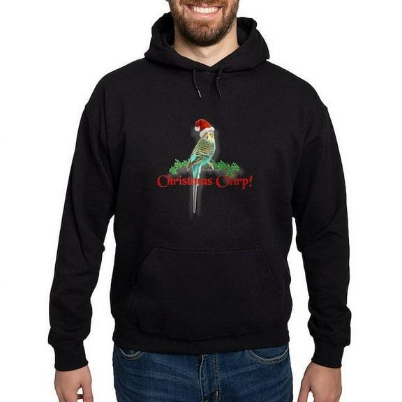 CafePress - Christmas Budgie Hoodie (Dark) - Pullover Hoodie, Classic, Comfortable Hooded Sweatshirt