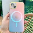 thumbnail image 1 of Fashion Matte Aurora Laser Gradient Phone Case For iPhone 16 Pro Max 15 14 13 12 Pro Max XS Max 16 Plus 11 Shockproof Cover tzw, 1 of 7