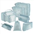 thumbnail image 3 of 8 Piezas Surtido de Bolsas de Almacenamiento de Viaje Bolsas de Almacenamiento de Equipaje de Capacidad para Empacar Ropa Cuadrada Ropa Interior CosméTicos Viajes,D, 3 of 5