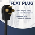 thumbnail image 4 of Cable de secado EP de 4 clavijas, 30 amperios, 10/4 SRDT, 1,2 m, NEMA 14-30, negro, 4 of 7