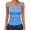 Light Blue_#30, variant on ZCNKMX Shirts for Women Sleeveless Crew Neck Breathable Tank Top Solid Color Regular Fit Pullover Camisole Casual Clothing Light Blue M
