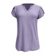 thumbnail image 2 of Blusas para las Mujeres Casual Verano Cuello en V Manga Corta con Botones Hueco Camiseta, Top de Moda para Diario Y Fiesta, 2 of 5