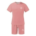 thumbnail image 4 of Playeras De Compresión Para Hombre, Conjunto De Dos Piezas De Camiseta Y Pantalones Cortos De Manga Corta Con Estampado Completo Para Hombre, Camisa Estampada Y Pantalón Corto., 4 of 5