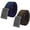 Navy, Brown, variant on Boy's School Uniform 2 pack Distressed Silver Flip Top Military Canvas Web Belts Small Black