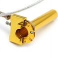 thumbnail image 3 of Phyun Blue CNC Motorcycle 7/8" Handbar Gas Throttle Grip Set Turn Twister + Cable, 3 of 5