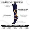 thumbnail image 3 of Bixox 2025 Happy New Year 3 Print Compression Socks,Compression Socks Women & Men Circulation for Medical,Running,Athletic, 3 of 7