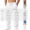 thumbnail image 4 of ThriftyPlait Mens Wide Leg Cargo Jogger Sweatpants Casual Elastic Drawstring Waist Multi Pocket Pants Straight Fit Daily Walking Outdoor Pants, 4 of 9