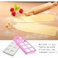 thumbnail image 2 of Ravioli Maker Mold-Bandeja de ravioli de plástico-Molde compatible con 10 ravioles cuadrados, cortador de ravioles, prensa de ravioles, sello de ravioli Afortunado Sencillez, 2 of 5