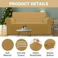 thumbnail image 2 of Sanmadrola 100% Waterproof Sofa Cover Non Slip Couch Cover Stretch Slipcover Leakproof Couch Protector for Kids Dogs Cats Pets, Ginger, Oversized Sofa, 2 of 11
