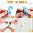 thumbnail image 4 of 10pcs Stereoscopic Metal Number Plate Modern House Hotel Address Numbers Sticker Plate Sign (0-9, One for Each Number) (silver) 50*35*6mm, 4 of 4
