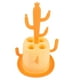 thumbnail image 4 of Escurridor de biberones con forma de cactus, soporte para secar biberones, soporte para encimera, 4 of 7