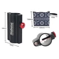 thumbnail image 2 of Aluminum Alloy Black Camping Awning Pole Stabilizer - 34mm Inner Diameter Tent Accessory with Adjustable Base for Canopy, Fishing Umbrella & Support Rods, Includes Storage Bag - 3.9x3.0x1.3in Size,, 2 of 7