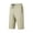 Khaki, variant on Men's Slim Athletic Shorts 9" Inseam Knee Length Quick Dry Performance Short Pants with Zipper Pockets, Moisture Wicking Training Workout Shorts for Running Basketball