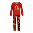 thumbnail image 4 of Festival Family Green Pajamas - Christmas Pajamas with Comfort Crewneck, Family Christmas Pajamas Matching Sets, Soft PJ Sets for Woman, Festival Outfits for Women(Men, L), 4 of 4