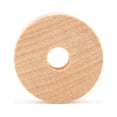 thumbnail image 2 of 1-inch Diameter Slab Wooden Wheels for Crafts, 3/8-inch Hole & Thickness, Pack of 25 Mini Wooden Hobby Wheel for Model, by Woodpeckers, 2 of 8