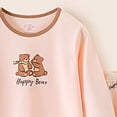 thumbnail image 6 of yboeqw Girls Clothes 2 Piece Crew Neck Long Sleeve Tops and Pants Set Fall Winter Loungewear with Pockets Outfits Set,Size 5-6 Years, 6 of 6