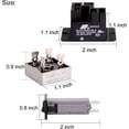 thumbnail image 3 of 10L0L Golf Cart Charger Repair Kit, Relay, Rectifier, Circuit Breaker for Club Car 48V Powerdrive 1 & 2 Charger, CCX8506 102273501 101828601, 3 of 7