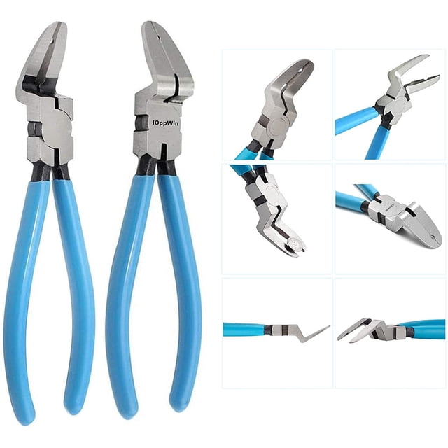 HAHDAXIA Mutipurpose Cutting Pliers,Diagonal Stainless Steel Car Trim Puller Plier,Car Panel Puller Clip Pry Plastic Rivets Fastener Tool