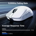 thumbnail image 3 of Mouse gamer inalámbrico MCHOSE A7 V2 Ultra, 42K DPI, negro, 3 of 9