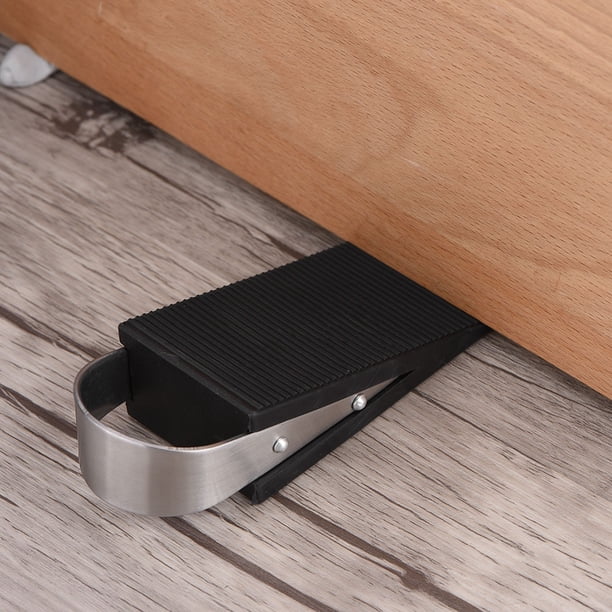Tope de puerta ANGGREK de goma y Acero inoxidable protector de seguridad para hogar y oficina