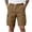 Brown Shorts for Men, variant on Men's Cargo Pants Solid Pattern Outdoor Use Suitable For Spring Summer And Fall Seasons Durable Construction For Long Army Green XXL