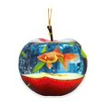 thumbnail image 2 of Colgante de tanque de agua Goldfish | Adorno colgante plano 2D | Llavero multiusos de regalo | Símbolo de la suerte Recuerdo | Charm de bolso ligero | Accesorios decorativos | 1 Pieza, 2 of 6
