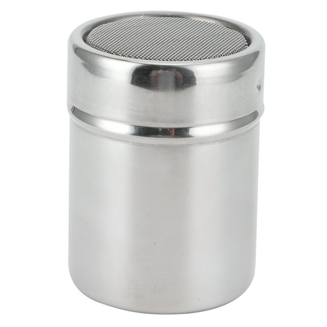 Powder Dredger, Non-slip Powder Shaker Stainless Steel For Sifting Flour For Cocoa Powder