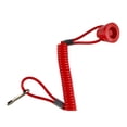 thumbnail image 4 of TIERPOP For ATV Motorcycle Dirt Pit Bike Outboard Cut Off Lawn Mowers Emergency Engine Kill Stop Switch with Tether Lanyard Cord, 4 of 10