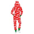 thumbnail image 3 of Noël Pyjamas d'Une Seule Pièce pour Femmes avec Capuche, Pantalons Confortables pour Adultes, 3 of 5