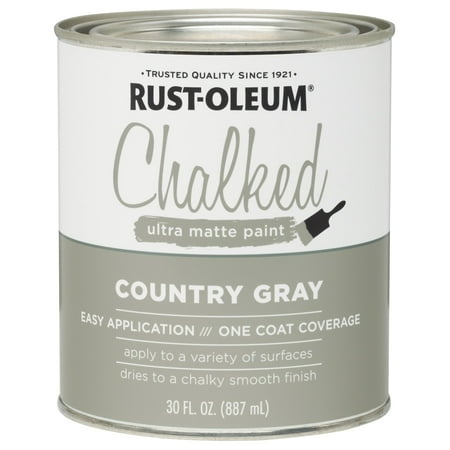 Country Gray, Rust-Oleum Chalked Ultra Matte Paint, 30 oz.