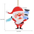 thumbnail image 2 of Adornos Navideños Con Cordón Cuarentena Adorno De Papá Noel Colgante De Árbol De Navidad Regalo Para Amigos O Familiares Sweethay AP007564-03, 2 of 6