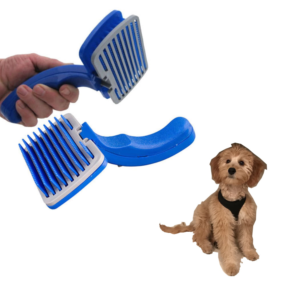 Flowershave357 Combs Pet Grooming Comb Shedding Hair Remove Brush Slicker Dog Cat Supply 