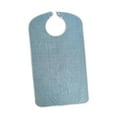 thumbnail image 1 of Adult Bib for Eating Washable Reusable Waterproof Clothing Protector for Women Blue, 1 of 7