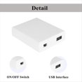 thumbnail image 4 of Paquete de 4 Baterías USB Portátiles para Luces LED 5 V. Convertidor Fuente Alimentación A Batería, Ideal Uso en Interiores y Exteriores., 4 of 5