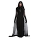 thumbnail image 1 of Sunloudy 2 Piezas Disfraz de Cosplay para Mujer, Capa de Mantel con Capucha de Color Sólido + Vestido Largo Delgado para Fiesta de Halloween, Juego de Rol, Negro Sunloudy moda, 1 of 7