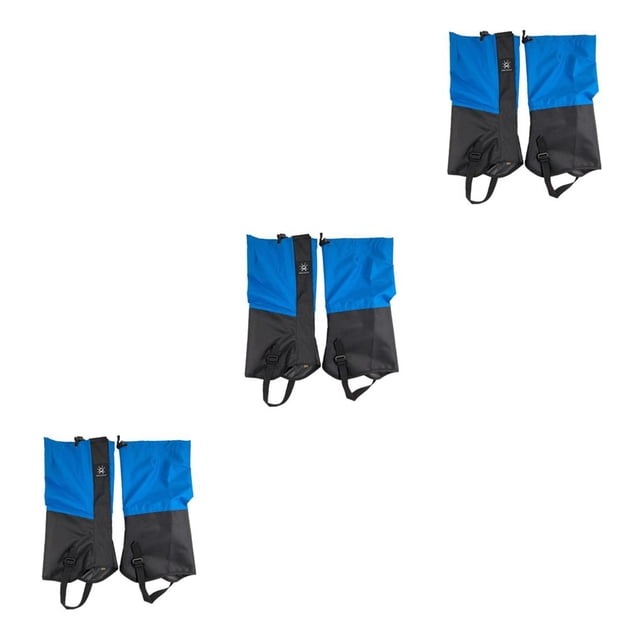 Naiovety Nieve Senderismo Legging Zapatos Bota Escalada Polainas Exterior Impermeable Pierna Cubierta Adulto Azul Type1 NO1