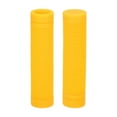 thumbnail image 1 of Empuñaduras de manillar MTB Unique Bargains 125 mm de largo, suaves, reemplazo protector de empuñadura de extremo de ciclismo amarillo 1 par, 1 of 1