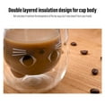 thumbnail image 5 of Glass Water Bottle,Cat Tea Coffee Cup With Handle Cup Double Wall Insulated Glass With Lid Cute Coffee Tea Glass Cups Double Wall Glass Tea Cup Cat Cup For Birthday Halloween Valentine, 5 of 6