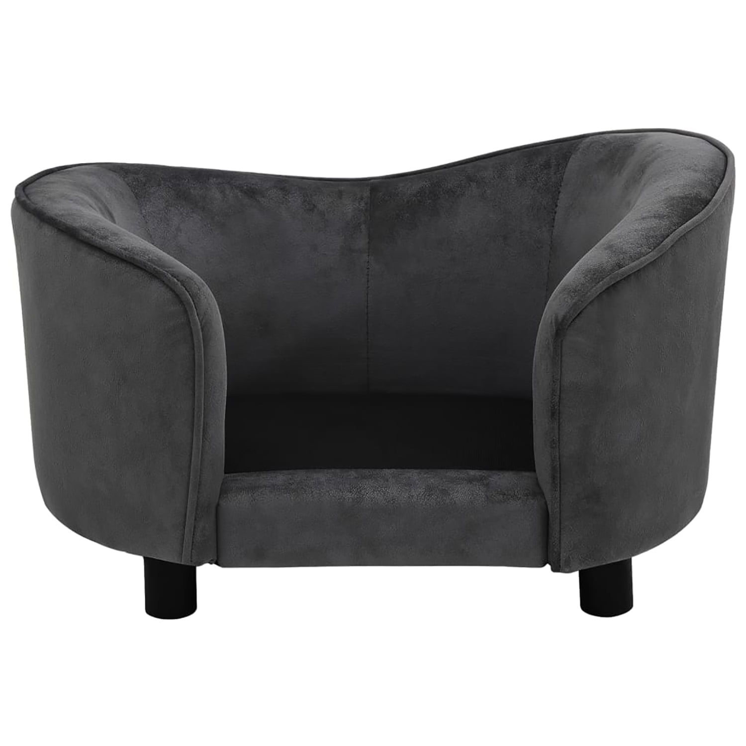 Pefilos 27.2" Dog Sofa Bed for Small Pets, Stylish Pet Sofa/Cat Couch for Furniture Faux Leather, Dark Gray Pefilos 27.2" Dog Sofa Bed for Small Pets, Stylish Pet Sofa/Cat Couch for Furniture Faux Leather, Dark Gray