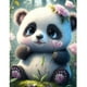 thumbnail image 1 of Cuadros Decorativos 5D bricolaje ronda completa taladro diamante pintura Panda Kit decoración del hogar (sz3468) DQrwqpou Nuevos Originales, 1 of 9