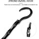 thumbnail image 4 of 10 Pack Black Magic Hangers Space Saving Clothes Hangers, Closet Organizers and Storage, Smart Space Saver Sturdy Plastic Hangers with 5 Holes for Hea, 4 of 5
